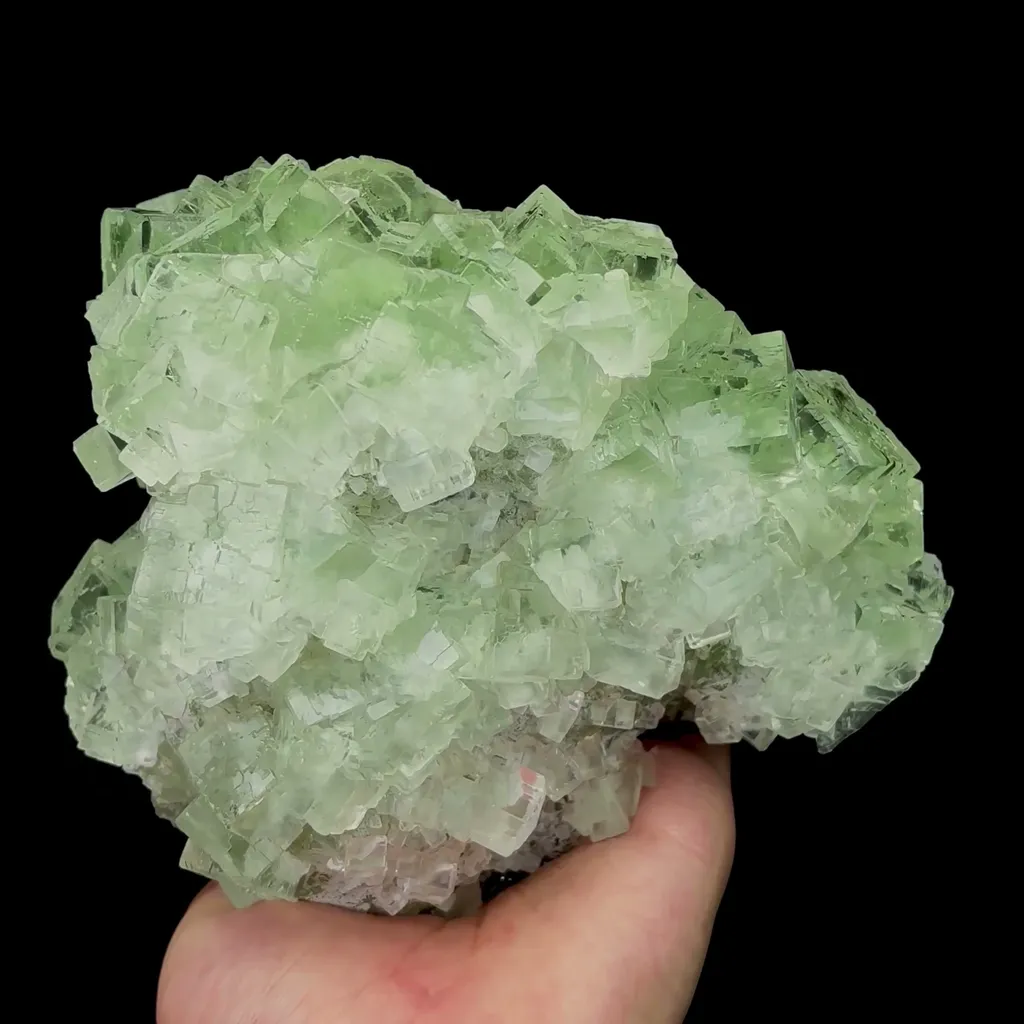 Natural Transparent Fluorite Mineral Specimen,High Quality Specimen,XIANGHUALING,HUNAN,CHINA(160*140*110mm) image