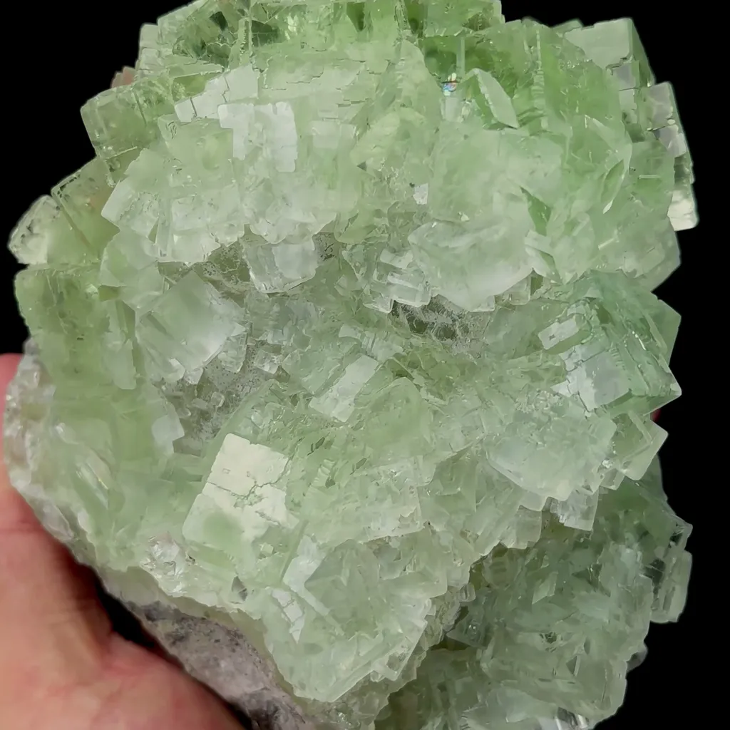 Natural Transparent Fluorite Mineral Specimen,High Quality Specimen,XIANGHUALING,HUNAN,CHINA(160*140*110mm) - image 3