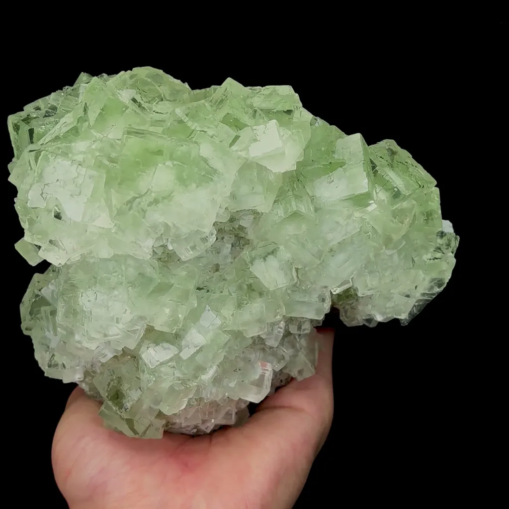 Natural Transparent Fluorite Mineral Specimen,High Quality Specimen,XIANGHUALING,HUNAN,CHINA(160*140*110mm) - image 4
