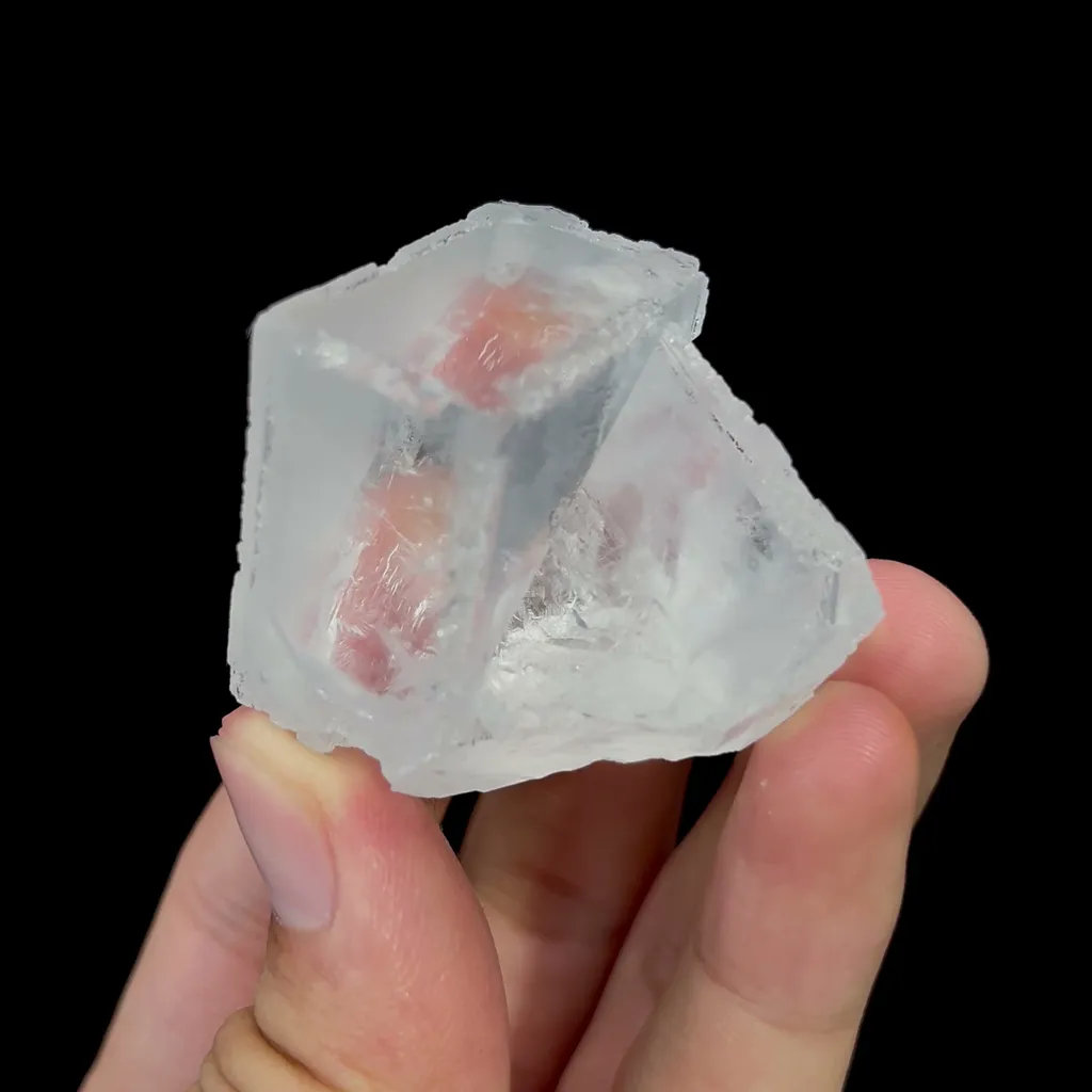 Natural Transparent Fluorite Mineral Specimen,High Quality Specimen,XIANGHUALING,HUNAN,CHINA(42*37*40mm) - image 4