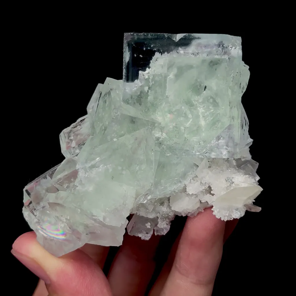 Natural Transparent Fluorite Mineral Specimen,High Quality Specimen,ZHEJIANG,CHINA(67*40*60mm) - image 4