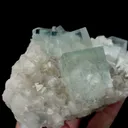 Natural Transparent Fluorite with Crystal Mineral Specimen,High Quality Specimen,ZHEJIANG,CHINA(122*74*50mm) - image 3