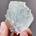 Natural Transparent Glassy Fluorite and Pyrite coexist comes from Yaogangxian,Hunan 40*25*45MM - image 4