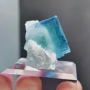 Natural Transparent Glassy Fluorite comes from Zhejiang,China 29*20*20MM - image 3