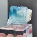 Natural Transparent Glassy Fluorite comes from Zhejiang,China 29*20*20MM - image 2
