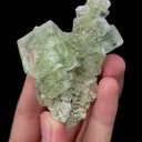 Natural Transparent Glassy Green Fluorite Mineral Specimen,High Quality Specimen,XIANGHUALING,HUNAN,CHINA(72*50*21mm) - image 3
