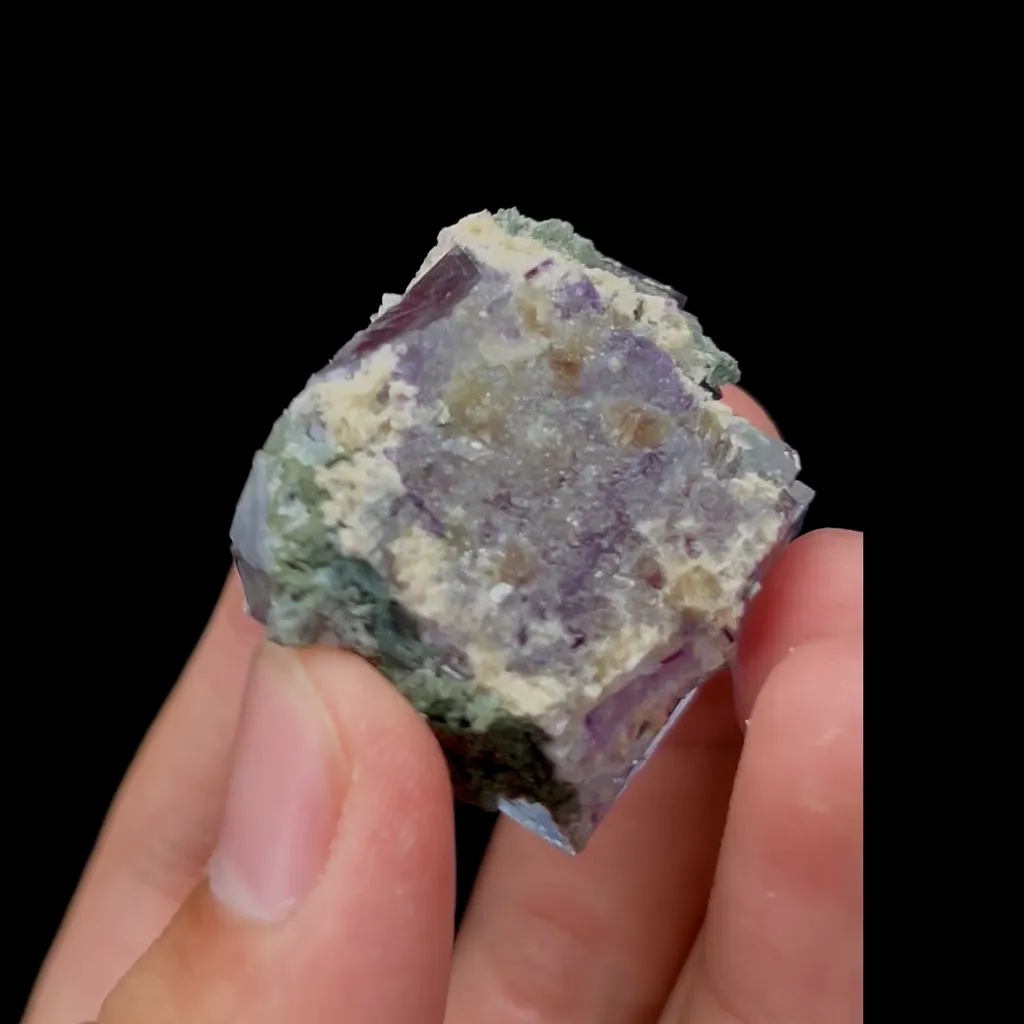 Natural Transparent Glassy Phantom Fluorite Mineral Specimen,High Quality Specimen,YAO GANG XIAN,HUNAN,CHINA(33*25*28mm) - image 4