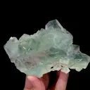 Natural Transparent Green Blue-Edged Phantom Fluorite Mineral Specimen,High Quality Specimen,XIANGHUALING,HUNAN,CHINA(125*90*33mm) - image 1