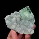 Natural Transparent Green Cubic Fluorite and Crystal Mineral Specimen,High Quality Specimen,ZHEJIANG,CHINA(81*68*50mm) - image 2