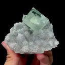 Natural Transparent Green Cubic Fluorite and Crystal Mineral Specimen,High Quality Specimen,ZHEJIANG,CHINA(81*68*50mm) - image 4