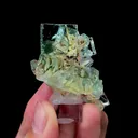 Natural Transparent Green Cubic Fluorite Mineral Specimen,High Quality Specimen,XIANGHUALING,HUNAN,CHINA(47*28*52mm) - image 1
