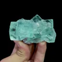 Natural Transparent Green Cubic Fluorite Mineral Specimen,High Quality Specimen,YAO GANG XIAN,HUNAN,CHINA(63*50*24mm) - image 1