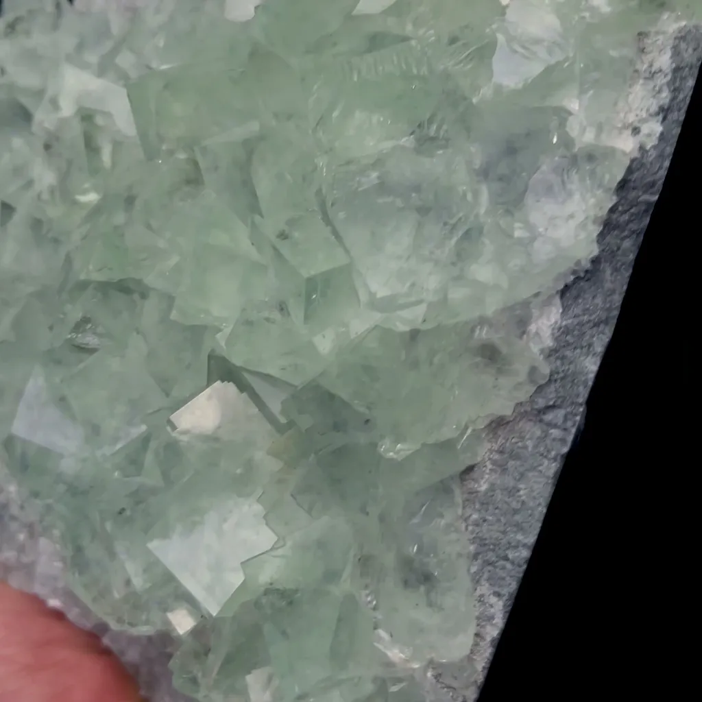 Natural Transparent Green Cubic Fluorite Mineral Specimen,High Quality Specimen,ZHEJIANG,CHINA(140*65*146mm) - image 3