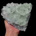 Natural Transparent Green Cubic Fluorite Mineral Specimen,High Quality Specimen,ZHEJIANG,CHINA(140*65*146mm) - image 4