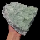Natural Transparent Green Cubic Fluorite Mineral Specimen,High Quality Specimen,ZHEJIANG,CHINA(140*65*146mm) - image 1