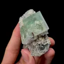 Natural Transparent Green Cubic Fluorite Mineral Specimen,High Quality Specimen,ZHEJIANG,CHINA(35*63*40mm) - image 5