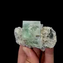 Natural Transparent Green Cubic Fluorite Mineral Specimen,High Quality Specimen,ZHEJIANG,CHINA(35*63*40mm) - image 2