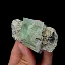 Natural Transparent Green Cubic Fluorite Mineral Specimen,High Quality Specimen,ZHEJIANG,CHINA(35*63*40mm) - image 4