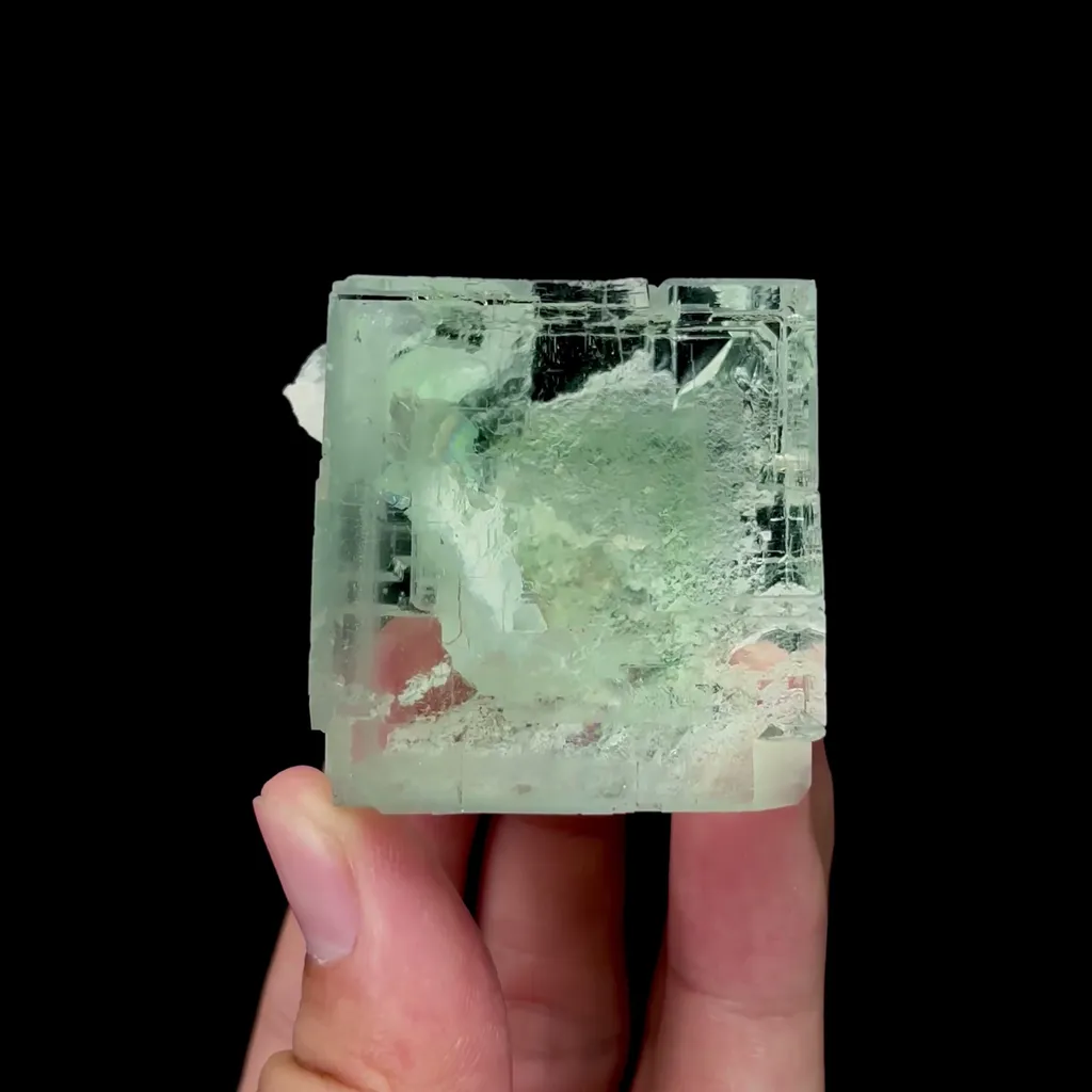Natural Transparent Green Cubic Fluorite Mineral Specimen,High Quality Specimen,ZHEJIANG,CHINA(42*44*37mm) - image 4