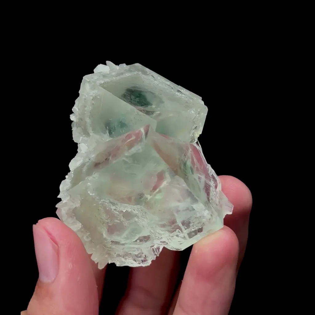 Natural Transparent Green Cubic Fluorite Mineral Specimen,High Quality Specimen,ZHEJIANG,CHINA(55*45*35mm) - image 2