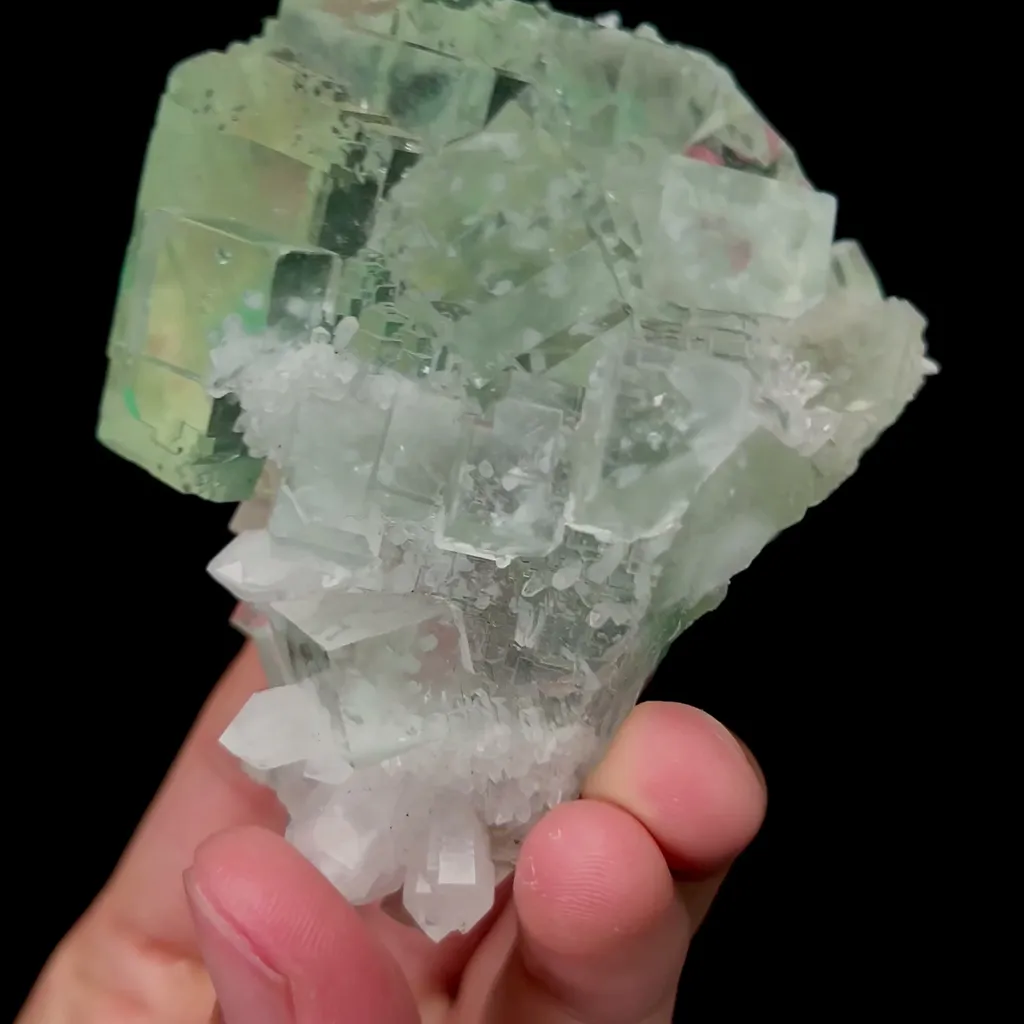 Natural Transparent Green Fluorite and Crystal Mineral Specimen,High Quality Specimen,XIANGHUALING,HUNAN,CHINA(77*58*65mm) - image 3