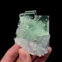 Natural Transparent Green Fluorite and Crystal Mineral Specimen,High Quality Specimen,ZHEJIANG,CHINA(75*60*53mm) - image 1