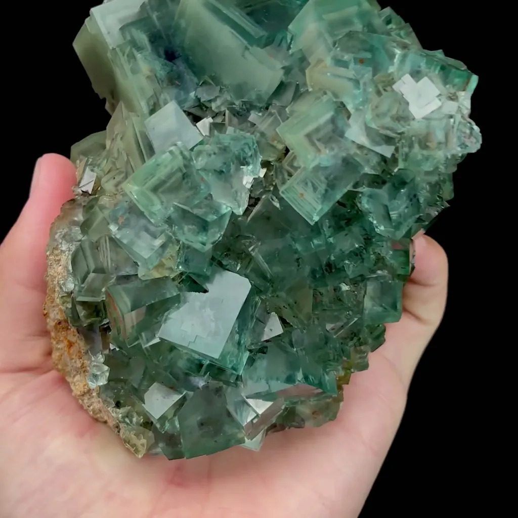 Natural Transparent Green Fluorite Mineral Specimen,High Quality Specimen,HUANGSHAPING,CHENZHOU,HUNAN,CHINA(110*80*100mm) - image 3