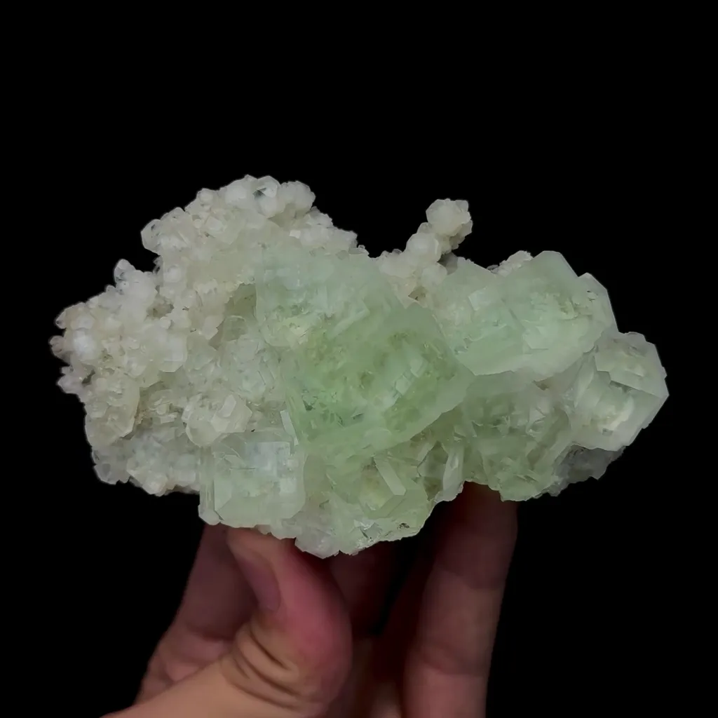 Natural Transparent Green Fluorite Mineral Specimen,High Quality Specimen,XIANGHUALING,HUNAN,CHINA(105*66*33mm) image