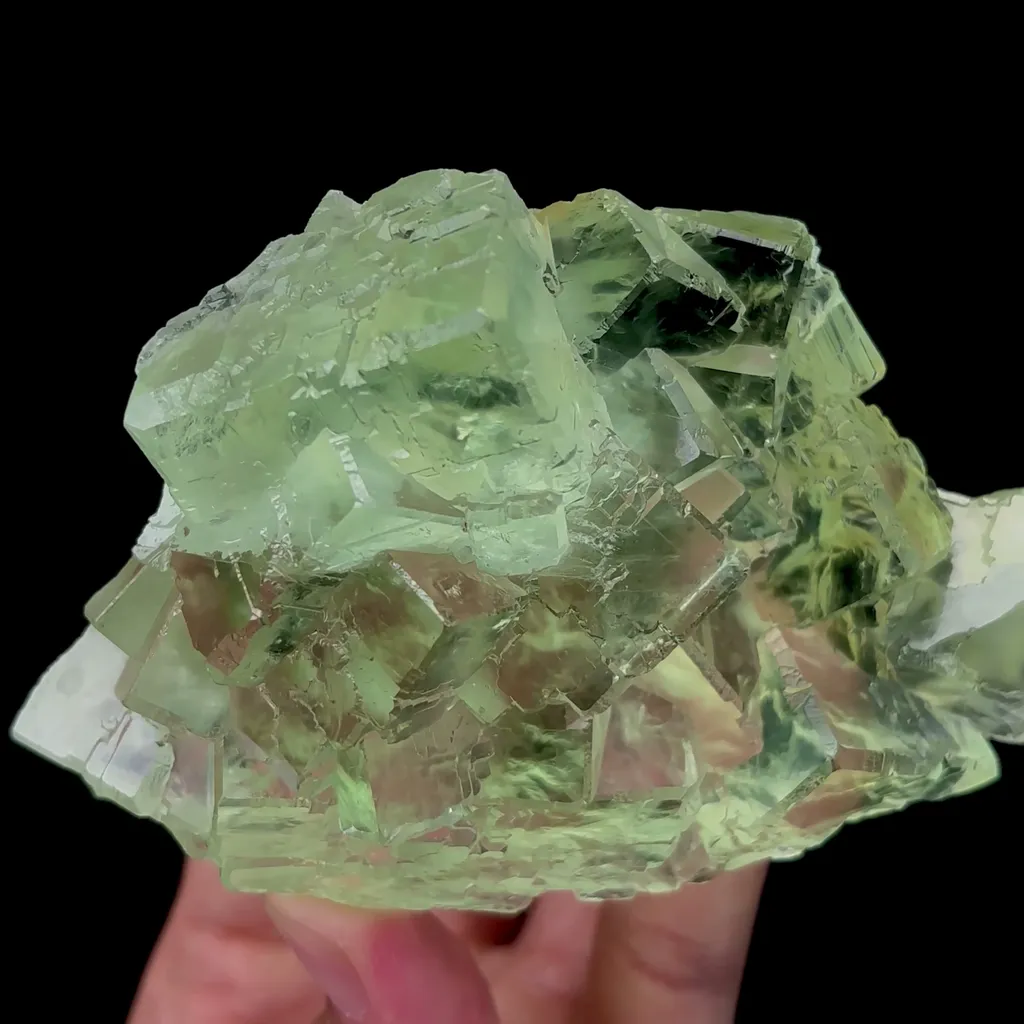 Natural Transparent Green Fluorite Mineral Specimen,High Quality Specimen,XIANGHUALING,HUNAN,CHINA(106*73*40mm) - image 2