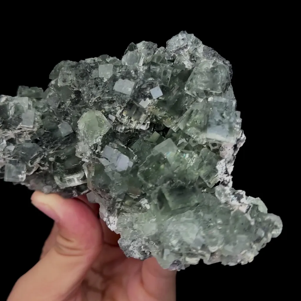 Natural Transparent Green Fluorite Mineral Specimen,High Quality Specimen,XIANGHUALING,HUNAN,CHINA(144*90*37mm) - image 2