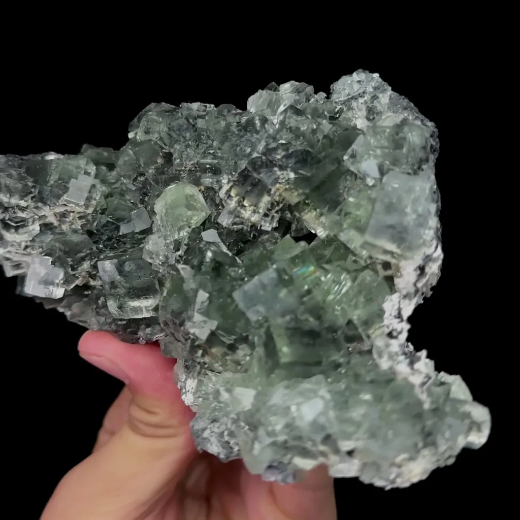 Natural Transparent Green Fluorite Mineral Specimen,High Quality Specimen,XIANGHUALING,HUNAN,CHINA(144*90*37mm) - image 3