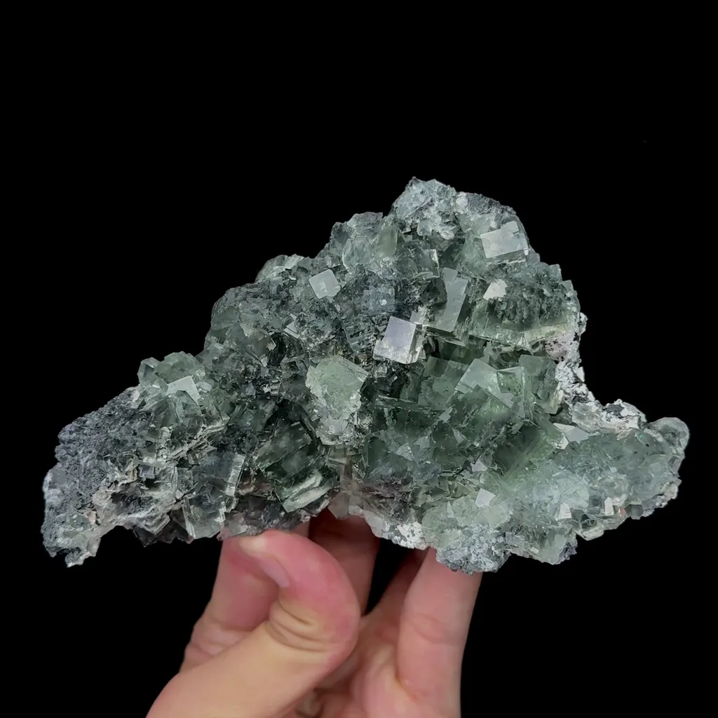 Natural Transparent Green Fluorite Mineral Specimen,High Quality Specimen,XIANGHUALING,HUNAN,CHINA(144*90*37mm) - image 4