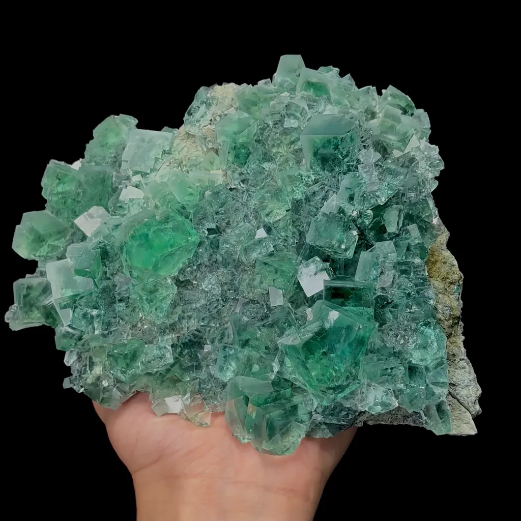 Natural Transparent Green Fluorite Mineral Specimen,High Quality Specimen,XIANGHUALING,HUNAN,CHINA(180*150*60mm) - image 4
