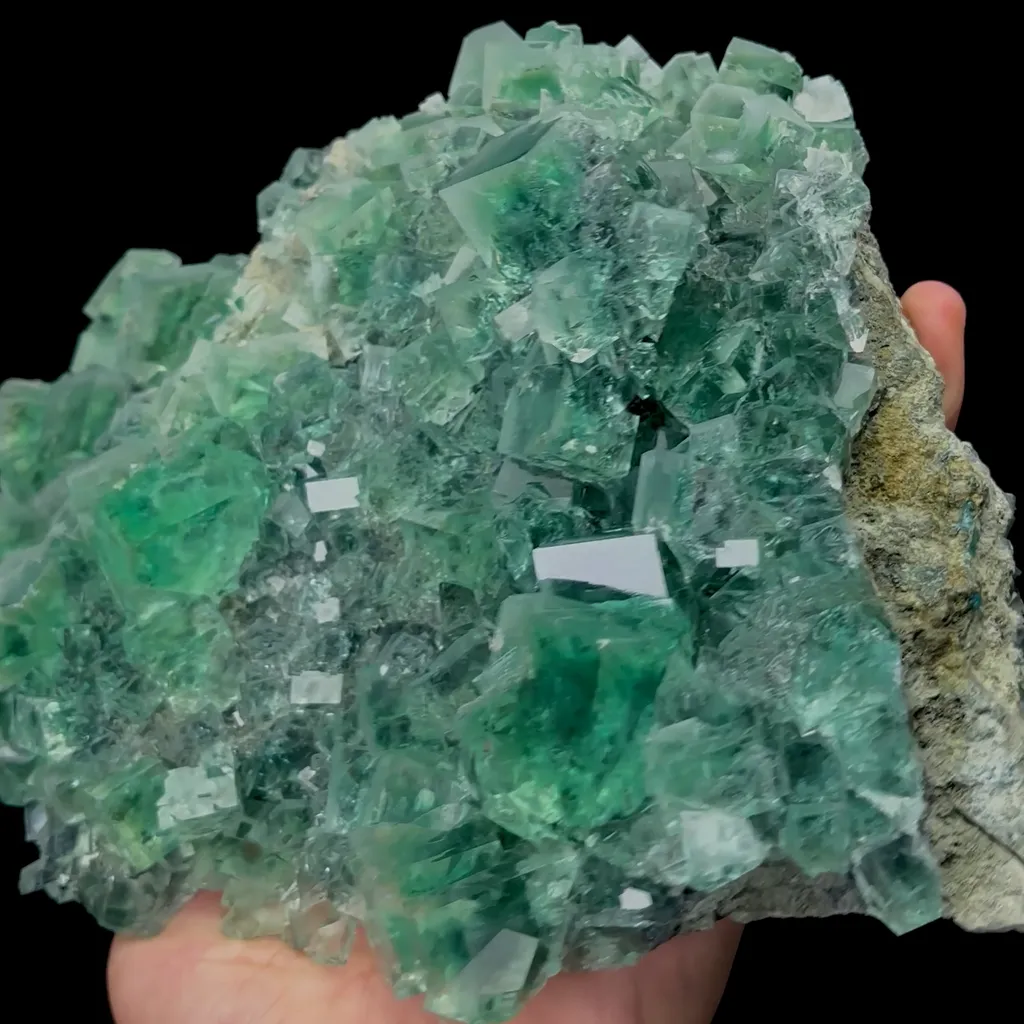 Natural Transparent Green Fluorite Mineral Specimen,High Quality Specimen,XIANGHUALING,HUNAN,CHINA(180*150*60mm) - image 3