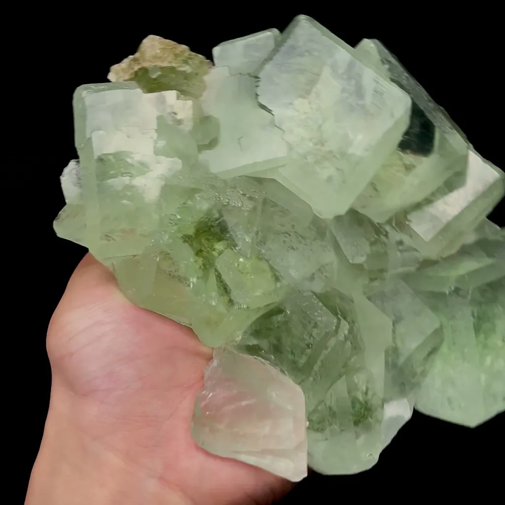 Natural Transparent Green Fluorite Mineral Specimen,High Quality Specimen,XIANGHUALING,HUNAN,CHINA(190*145*40mm) - image 2