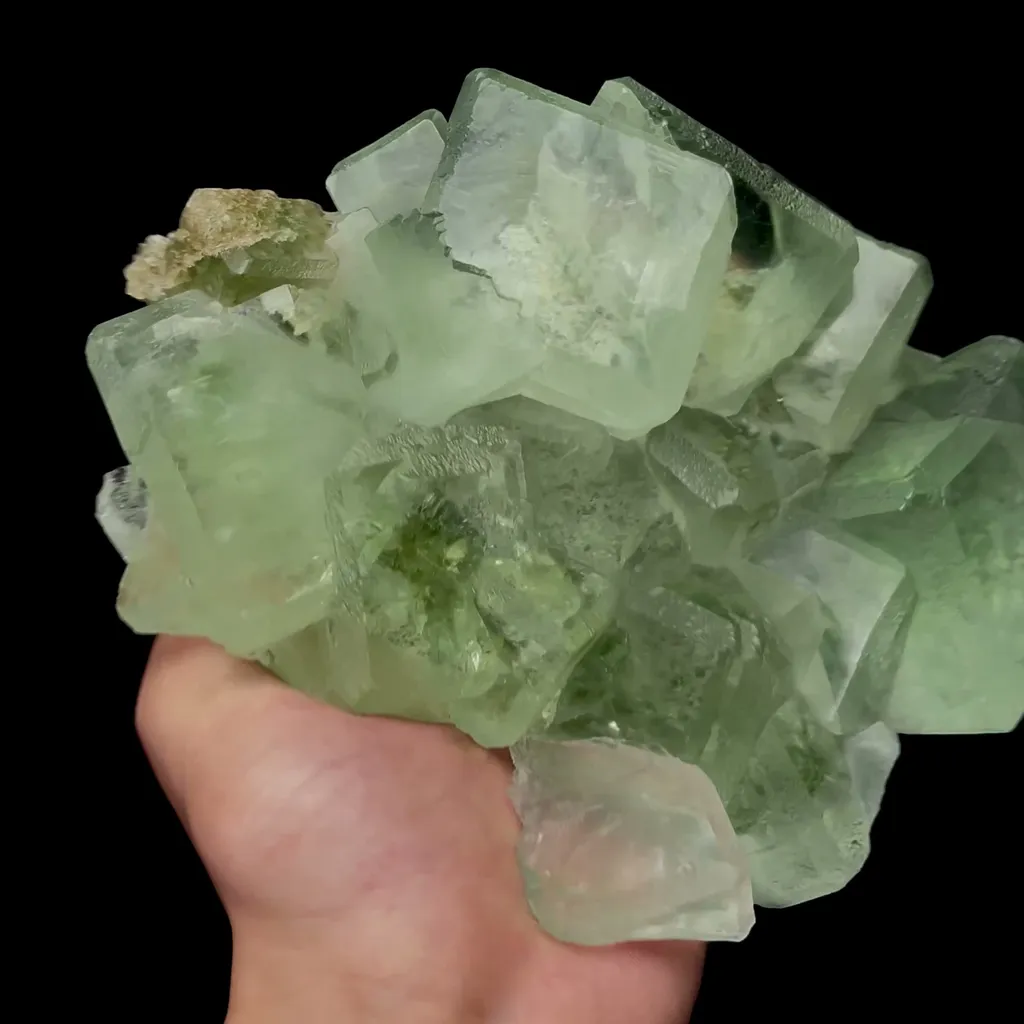 Natural Transparent Green Fluorite Mineral Specimen,High Quality Specimen,XIANGHUALING,HUNAN,CHINA(190*145*40mm) - image 3