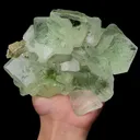 Natural Transparent Green Fluorite Mineral Specimen,High Quality Specimen,XIANGHUALING,HUNAN,CHINA(190*145*40mm) - image 1