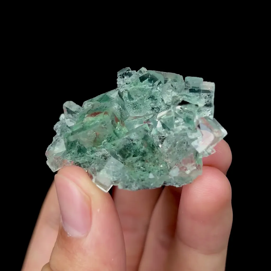 Natural Transparent Green Fluorite Mineral Specimen,High Quality Specimen,XIANGHUALING,HUNAN,CHINA(46*33*16mm) - image 2