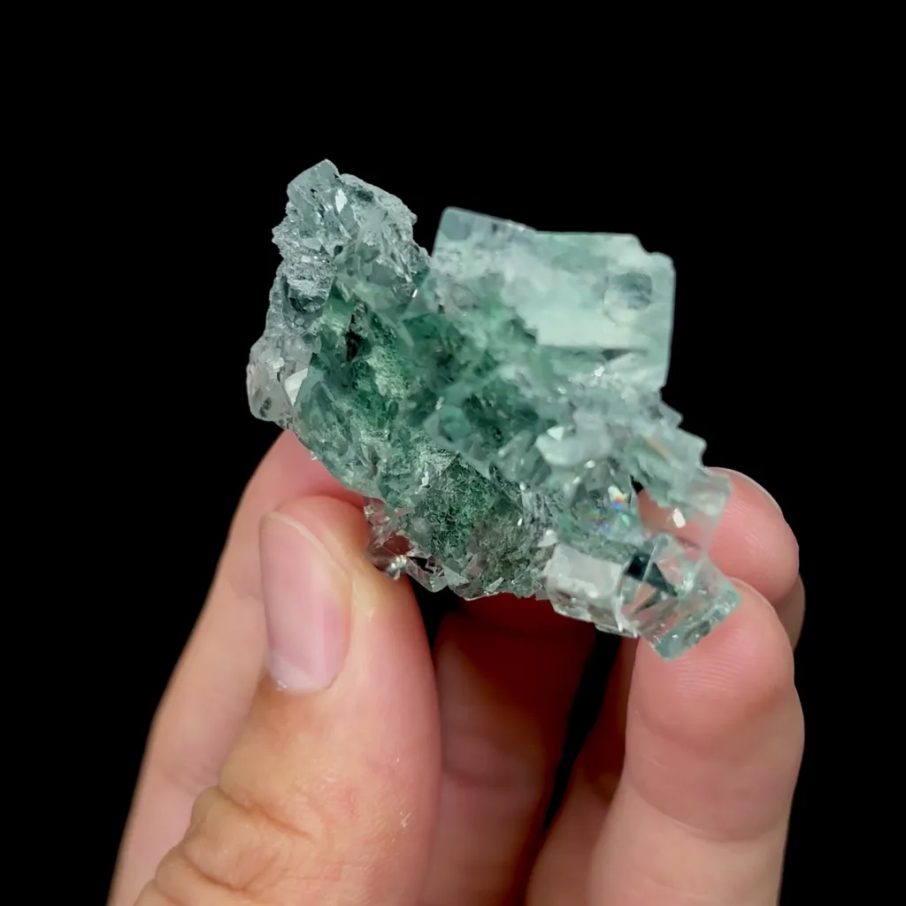Natural Transparent Green Fluorite Mineral Specimen,High Quality Specimen,XIANGHUALING,HUNAN,CHINA(46*33*16mm) - image 3