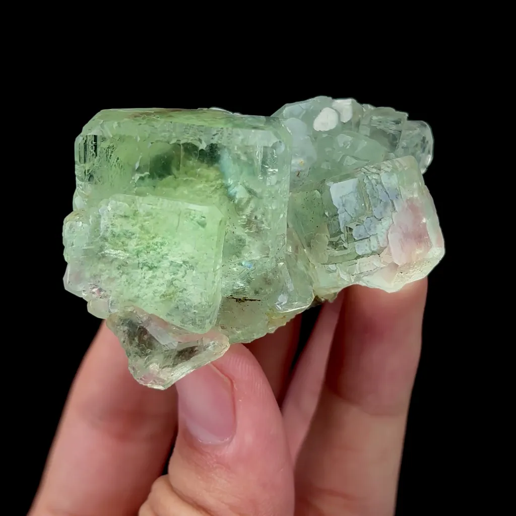 Natural Transparent Green Fluorite Mineral Specimen,High Quality Specimen,XIANGHUALING,HUNAN,CHINA(57*39*26mm) - image 4