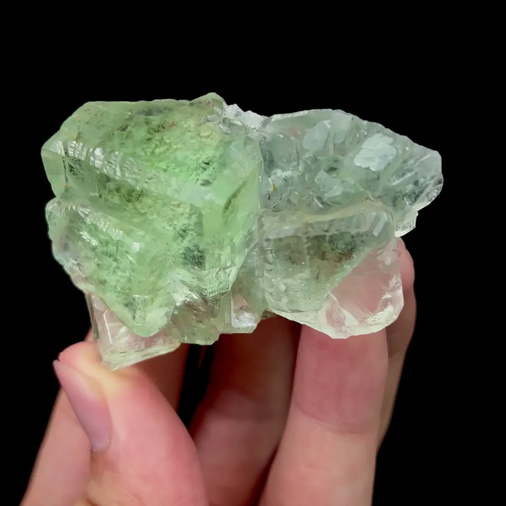 Natural Transparent Green Fluorite Mineral Specimen,High Quality Specimen,XIANGHUALING,HUNAN,CHINA(57*39*26mm) - image 2