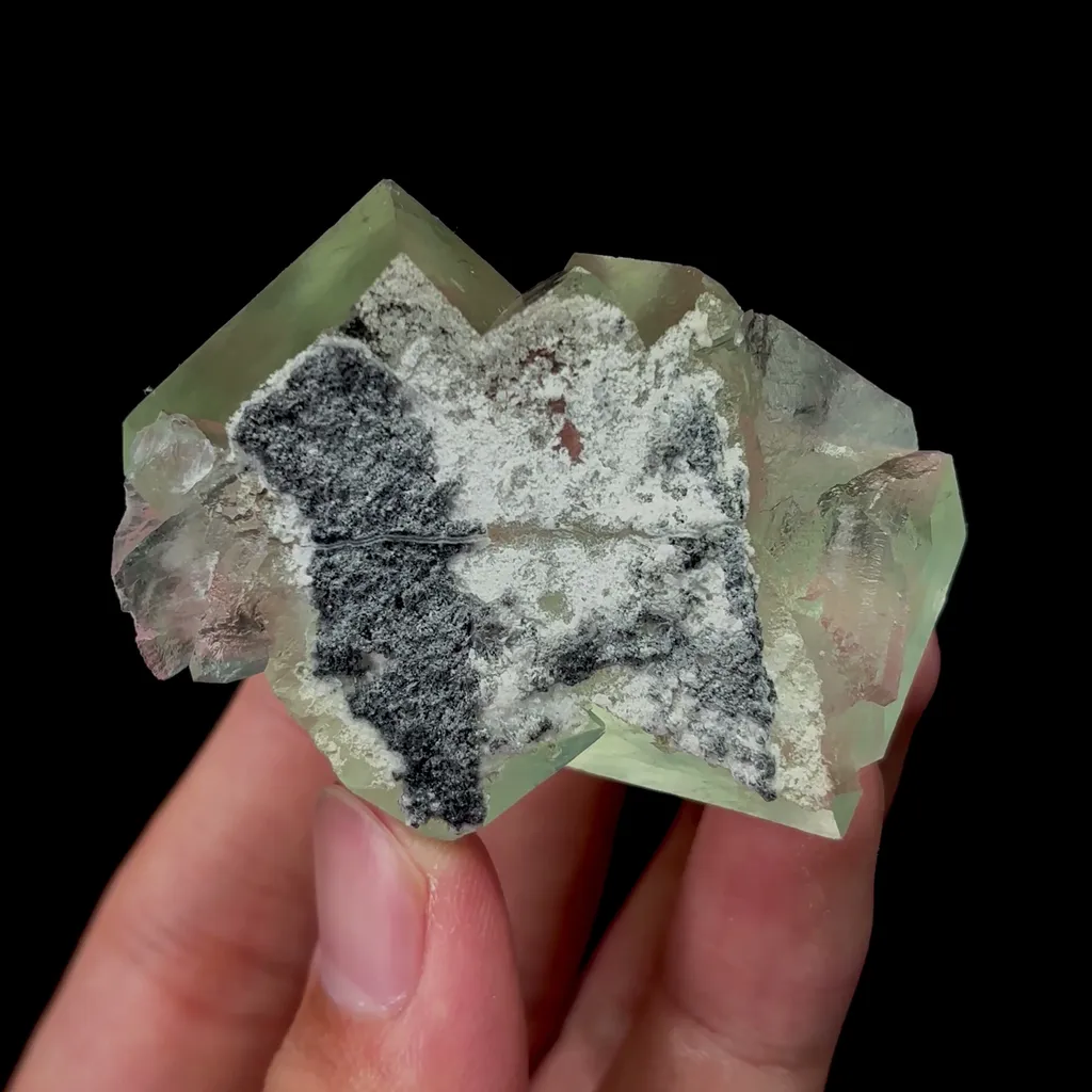 Natural Transparent Green Fluorite Mineral Specimen,High Quality Specimen,XIANGHUALING,HUNAN,CHINA(58*42*27mm) - image 4
