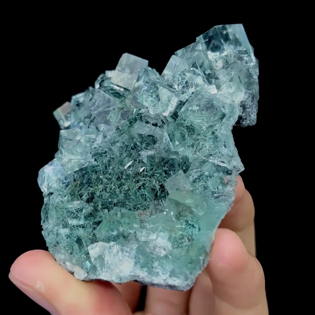 Natural Transparent Green Fluorite Mineral Specimen,High Quality Specimen,XIANGHUALING,HUNAN,CHINA(75*60*23mm) - image 6