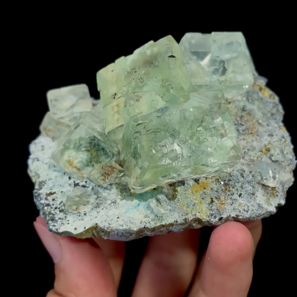 Natural Transparent Green Fluorite Mineral Specimen,High Quality Specimen,XIANGHUALING,HUNAN,CHINA(80*57*45mm) - image 3