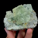 Natural Transparent Green Fluorite Mineral Specimen,High Quality Specimen,XIANGHUALING,HUNAN,CHINA(80*57*45mm) - image 3