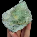 Natural Transparent Green Fluorite Mineral Specimen,High Quality Specimen,XIANGHUALING,HUNAN,CHINA(80*57*45mm) - image 6