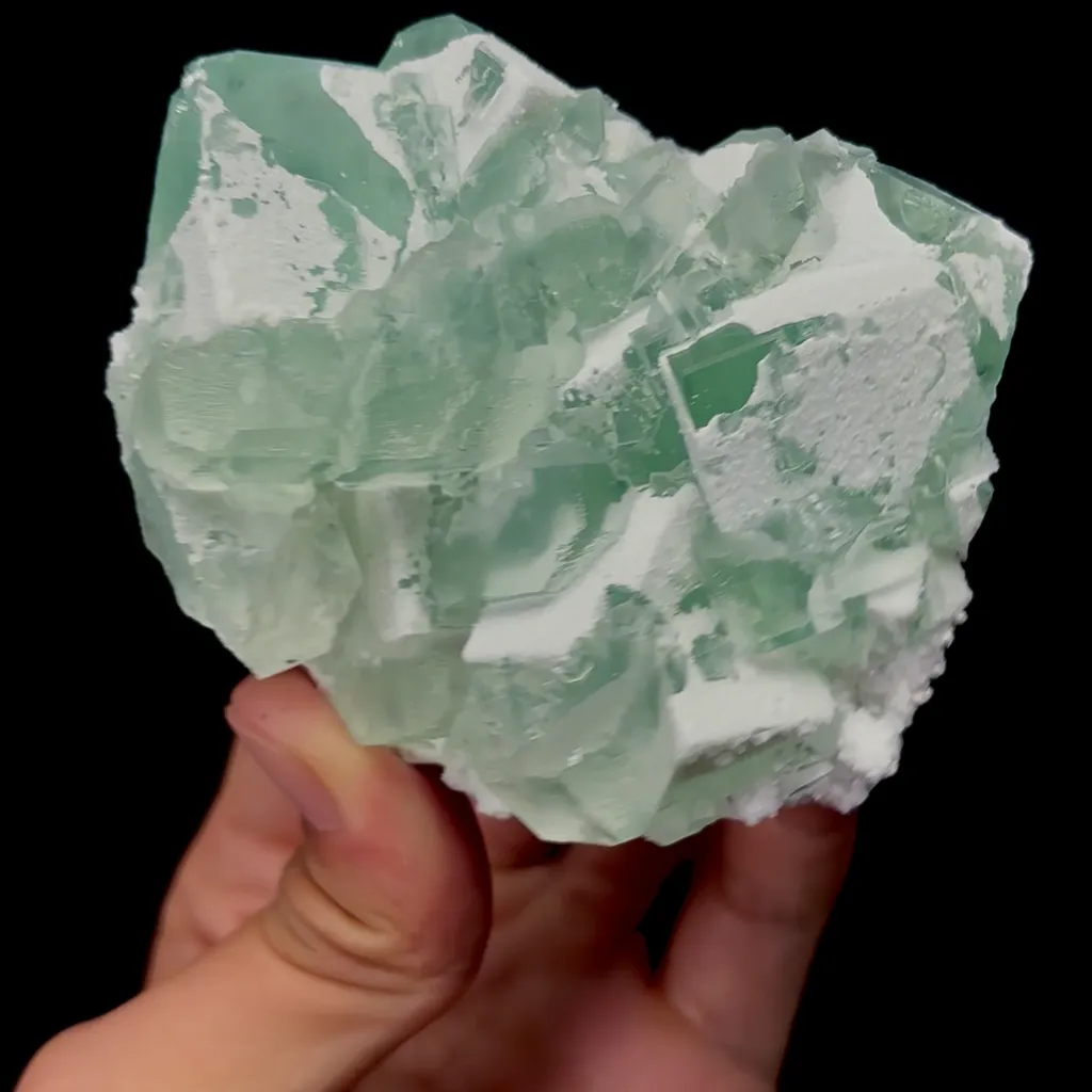Natural Transparent Green Fluorite Mineral Specimen,High Quality Specimen,XIANGHUALING,HUNAN,CHINA(90*72*32mm) - image 3