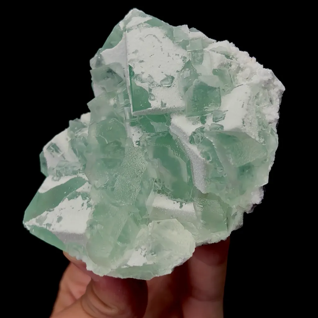 Natural Transparent Green Fluorite Mineral Specimen,High Quality Specimen,XIANGHUALING,HUNAN,CHINA(90*72*32mm) - image 4