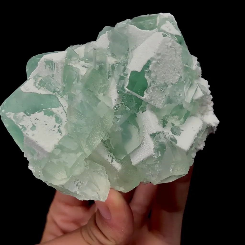 Natural Transparent Green Fluorite Mineral Specimen,High Quality Specimen,XIANGHUALING,HUNAN,CHINA(90*72*32mm) - image 5