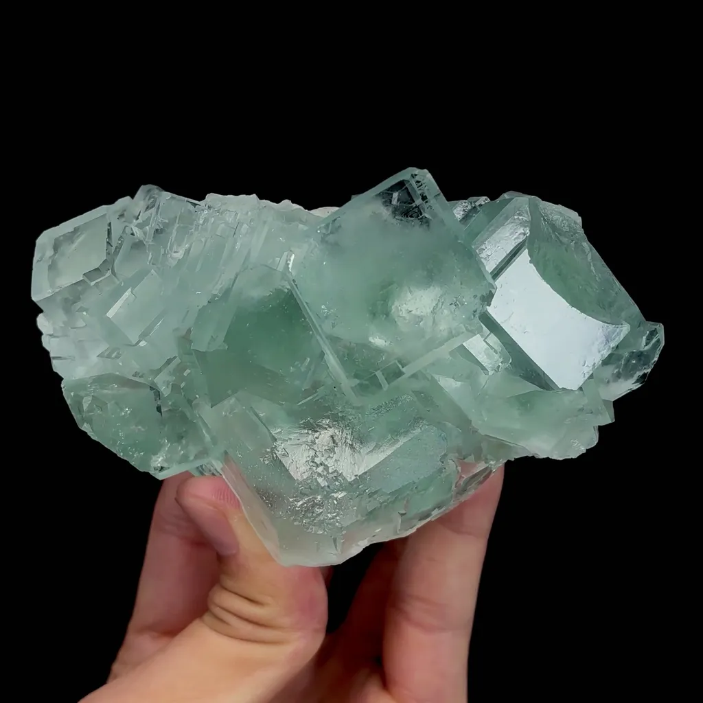 Natural Transparent Green Fluorite Mineral Specimen,High Quality Specimen,ZHEJIANG,CHINA(110*60*50mm) - image 4